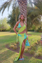 Load image into Gallery viewer, MADE TO ORDER: FALLON Sequin Maxi Dress (Green/Blue)
