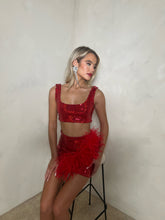 Load image into Gallery viewer, MADE TO ORDER : ELOUISE Co-Ord Skirt (Red)
