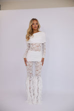 Load image into Gallery viewer, INSTOCK: CLARA Lace Trousers (White)
