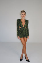 Load image into Gallery viewer, MADE TO ORDER: CECILIA Playsuit (Green Leopard)
