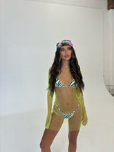 Load image into Gallery viewer, PACHA Diamonte Mesh Dress
