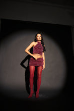 Load image into Gallery viewer, CALISTA Sequin Ruched Skirt
