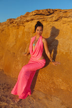 Load image into Gallery viewer, MADE TO ORDER: TALITA Sequin Maxi Skirt (Hot Pink)
