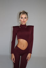 Load image into Gallery viewer, MADE TO ORDER: DARBY Jumpsuit (Dark Wine)
