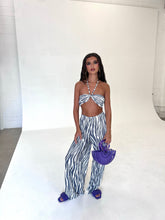 Load image into Gallery viewer, RANA Zebra Print Co-Ord Set (Grey/White)
