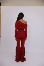 Load image into Gallery viewer, INSTOCK: CLARA Lace Trousers (Burgundy)
