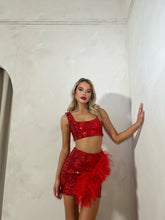 Load image into Gallery viewer, MADE TO ORDER : ELOUISE Co-Ord Skirt (Red)
