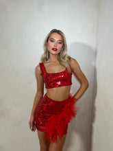 Load image into Gallery viewer, MADE TO ORDER : ELOUISE Co-Ord Skirt (Red)
