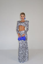 Load image into Gallery viewer, AMELIA Zebra Sequin Skirt
