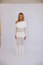 Load image into Gallery viewer, INSTOCK: CLARA Lace Trousers (White)
