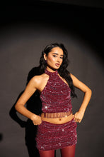 Load image into Gallery viewer, CALISTA Sequin Ruched Skirt
