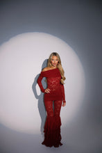 Load image into Gallery viewer, INSTOCK: CLARA Bodysuit and Trousers (Burgundy)
