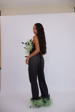 Load image into Gallery viewer, INSTOCK: MATILDA Jeans with Feathers (Green)
