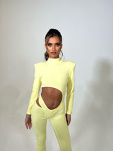 Load image into Gallery viewer, MADE TO ORDER : DARBY JUMPSUIT (LEMON)
