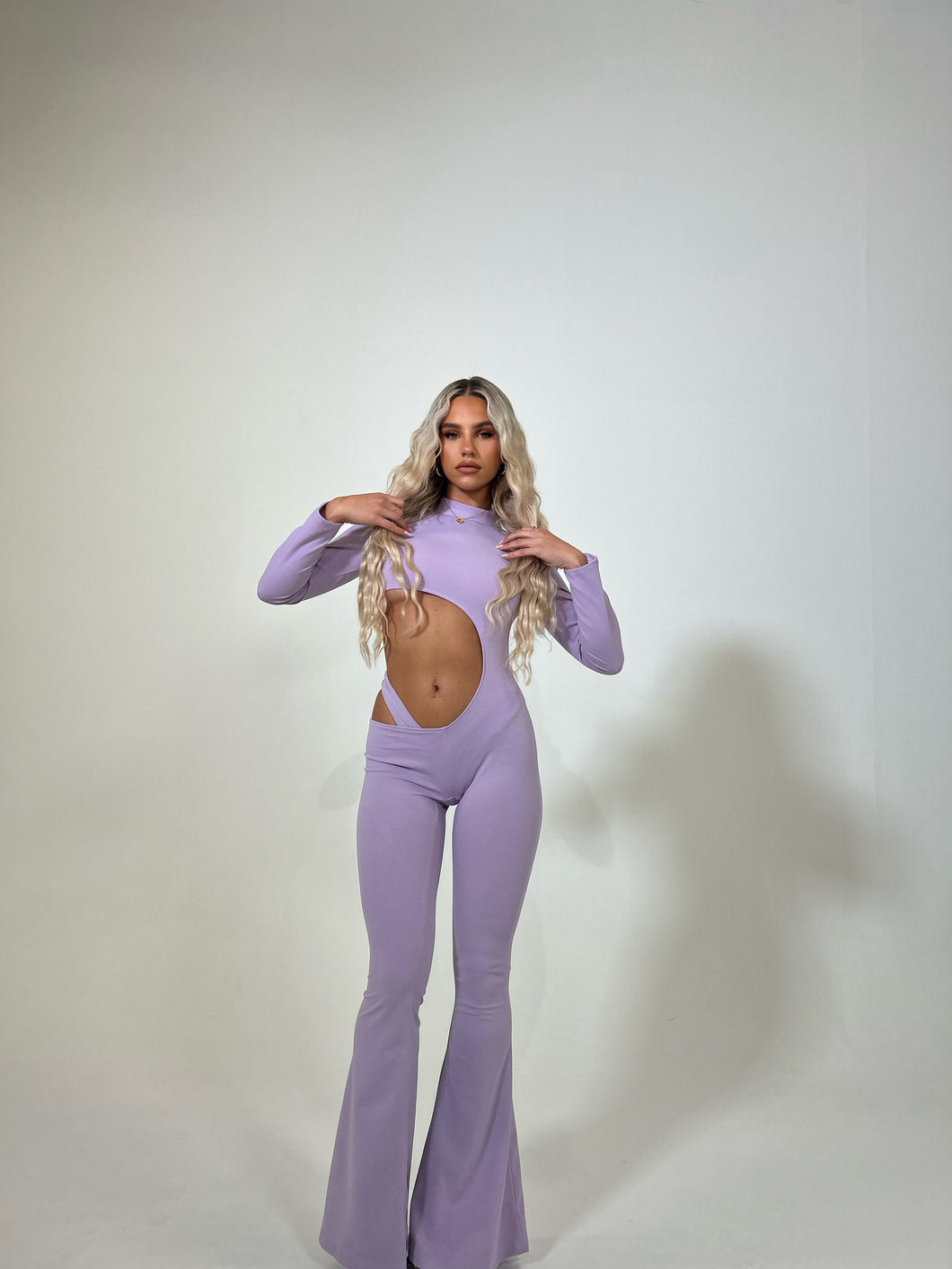 MADE TO ORDER : DARBY JUMPSUIT (LILAC)