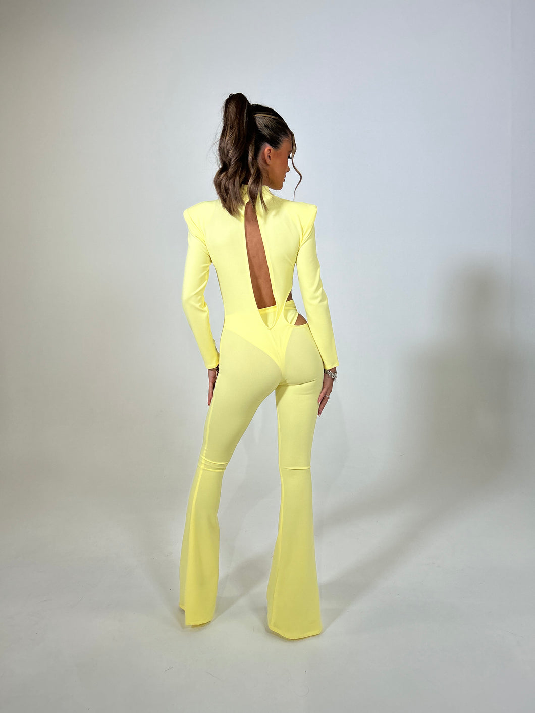 MADE TO ORDER : DARBY JUMPSUIT (LEMON)